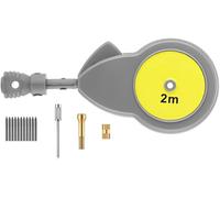 TEPPD-Compas de Mesure de 2 m avec 10 recharges Outil de Dessin de Compas de Figures géométriques pour Dessiner des Cercles Diverses Figures avec Ruban à mesurer Outils de Travail du Bois