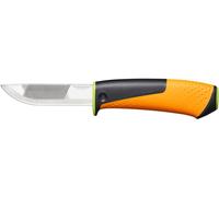 Teppd-Couteau De Bricolage Pour Travaux Difficiles, Fourreau Avec Aiguiseur Intégré, 21,9 Cm, Noir/Orange/Vert, 1023619