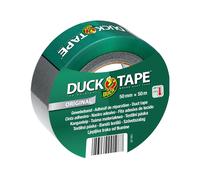 TEPPD-DUCK TAPE original 106-00 ¿ Bande adhésive de tissu ¿ Pour réparer, fixer et renforcer ¿ Dimensions : 50 m ¿ Couleur argent