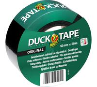 TEPPD-DUCK TAPE original 106-01 ¿ Bande adhésive de tissu ¿ Pour réparer, fixer et renforcer ¿ Dimensions : 50mm x 50m ¿ Couleur noir