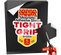 Teppd-Feuilles Magnétiques - 20cmx25cm - Papier Magnétique Souple - Feuilles Magnétiques Adhésives Pour Aimants De Photos Et D'images - Stickers Aimanté - Autocollants - Aimants De Bricolage - 5 Pcs