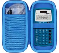 Teppd-Hard Étui De Protection Compatible Avec Texas Instruments Tex-Ti36xpro/ Ti-30xb/ Ti-30 Xiis Fc/Ti-30xs/ Ti 30x Pro/Ti-30xiib/ Ti30xa Calculatrice Scientifique (Bleu Ciel)