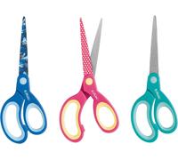 Teppd-Herlitz 10897171 Ciseaux De Loisirs Créatifs Pointus Pour Gauchers, Couleurs Assorties