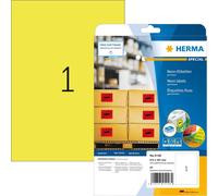 Teppd-Herma 5148 Étiquettes 210 X 297 A4 Lasercopy 20 Pièces Jaune Fluo