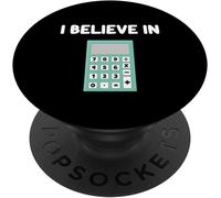 TEPPD-I Believe in Calculators Math Algèbre Calcul Scientifique PopSockets PopGrip Interchangeable
