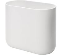 Teppd-Idesign Cade Poubelle De Salle De Bain Ou De Cuisine, Petite Corbeille En Plastique, Blanc