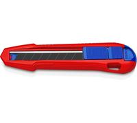 Teppd-Knipex Cutix® Cutter Universel En Magnésium, 165mm, Barre De Stabilisation, Verrouillage De La Lame, Lame Sécable 18 Mm, Cutter, Couteau, 90 10 165 Bk