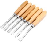 Teppd-Outil De Ciseaux À Bois Kit, Diy Ciseaux À Kit D'outils Couteaux Sculpter Accessoires Fraisage Coupe Du Ciseau Acier Outillage Main Avec Manche Idéal Pour Débutants Sculpteur Charpentier Amateu