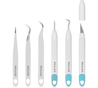 Teppd-Outils De Désherbage Pour L'artisanat De Vinyle Kit D'accessoires De Base Pour Cricut Silhouette Grattoir De Désherbage Spatule Pince À Épiler Ciseaux Outils De Base Bundle Pour La Couture