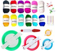 Teppd-Pom Pom Maker,5 Tailles Fluff Ball Weaver Needle Pompom Maker Set-Diy Pompoms Kits (39)