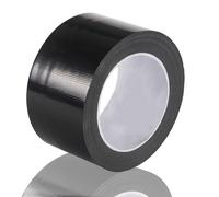 Teppd-Professional Duct Tape 50 Mm X 20 M, Ruban Adhésif En Tissu, Forte Adhérence, Facile À Déchirer, Résistant À La Chaleur Et Imperméable, Pour Réparations Maison, Auto Ou Extérieur, Noir
