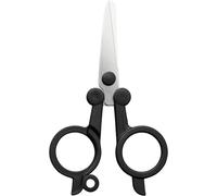 Teppd-Renew Ciseaux De Voyage Pliables, Longueur : 11 Cm, Inox Recyclé/Plastique Recyclé, Functional Form, Noir, 1075352