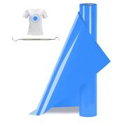 Teppd-Rouleau Vinyle Thermocollant Bleu Pour Tissus 30,5 Cm X 377 Cm Avec Outil Désherber, Flex Thermocollant Pour Tissus, Cricut Et Découpe Silhouette (Blue Lac)