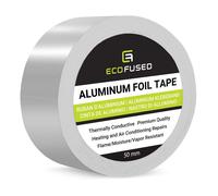 Teppd-Ruban Adhésif En Aluminium De Qualité Supérieure - Réparations De Chauffage Et Climatisation - Conducteur Thermique - Résistant À La Flamme/L'humidité/La Vapeur - Reflète La Chaleur Et La Lumiè