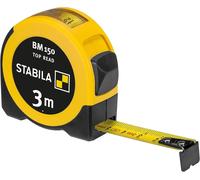 Teppd-Stabila Bm 150 Mètre Ruban De Poche Avec Échelle Métrique, Fenêtre De Visualisation Pour Lecture Directe, Boîtier Abs Incassable, Crochet De Démarrage Mobile, Clip De Ceinture, Précision Mid