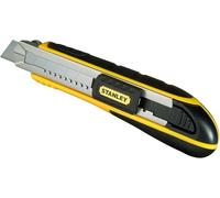 Teppd-Stanley Cutter À Cartouche, Chariot En Acier Inoxydable, 6 Lames 18 Mm Incluses, Robuste Et Ergonomique, , 1-10-481