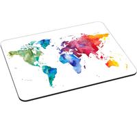 TEPPD-Tapis de Souris Pedea pour Le Jeu et Le Travail - avec Bords Cousus et Dessous antidérapant 22 x 18 cm Color World.