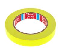 Teppd-Tesa 4671 - Ruban Adhésif Toile Gaffer - Tissu Enduit En Pe Coloré, Épais, Intérieur Et Extérieur, Très Adhésif - Pour Arts Et Spectacles, Signalisation - 19 Mm X 25 M (Jaune Fluo)
