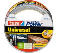 Teppd-Tesa Extra Power Universal Ruban Adhésif Toile - Tenue Extra Forte - Duct Tape Pour Les Réparations, La Fixation, L'étanchéité Et Plus Encore - Gris - 1 Rouleau - 10 M X 50 Mm