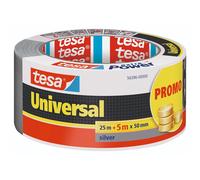 Teppd-Tesa Extra Power Universal Ruban Adhésif Toile - Tenue Extra Forte - Duct Tape Pour Les Réparations, La Fixation, L'étanchéité Et Plus Encore - Gris - 1 Rouleau - 30 M X 50 Mm