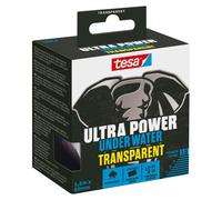 TEPPD-tesa Ultra Power Under Water Transparent - Ruban Adhésif Imperméable - Ruban Étanche pour Piscine - Forte Adhésion pour Réparer, même sous l'Eau - 1 x Rouleau - 1,5 m x 50 mm