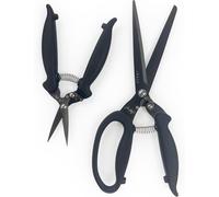 Teppd-Tim Holtz ¿ Ensemble De Ciseaux À Rebond Et Mini Cisaille À Rebond ¿ 24,13 Cm Et 17 Cm ¿ Outils De Coupe De Précision Avec Ressorts De Tension Réglables Et Lames Revêtues De Titane