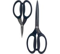 Teppd-Tim Holtz ¿ Ensemble De Ciseaux De Qualité Supérieure Antiadhésif Micro-Dentelé Multi-Cutter 17,8 Cm Et Ciseaux En Titane 24,1 Cm