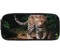 Teppd-Trousse À Crayons Léopard Pour Filles Et Garçons - Trousse À Stylos Portable Pour Enfants Du Primaire Moyen - Fournitures Scolaires Pensonalisées - Imprimé Animal Guépard