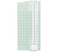 Teppd-Vaessen Creative 2137-062 Mini Massicot, 6,5 X 15,3 Cm, Petit Outil Pour Créer Des Cartes Et Loisirs Créatifs Avec Papier, Verte Menthe