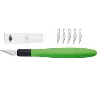 Teppd-Wedo Comfortline Scalpel Avec 5 Lames De Rechange Vert