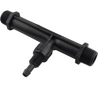 TEPPE-1/5,1 cm inch Venturi d'injection d'irrigation d'égouttement de filetage externe Venturi Tube automatique Inhalation Engrais Convient pour l'agriculture de jardin d'eau Tube Ejetor