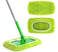 Teppe-2 Pièces Lingettes Reutilisable Pour Swiffer Wetjet Microfibre Lavable,Tampon De Rechange Balai Serpillère,Chiffon De Serpillière Microfibre Pour Swiffer Sweeper,Mop Pads Microfiber