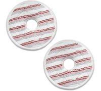 Teppe-2 Pièces Recharge Serpillere En Microfibres Pour Vileda Spin And Clean Mop, Tête De Serpillière De Remplacement Compatible Avec Balai Vileda Spin Mop Et L'ensemble De Seaux (Rouge)
