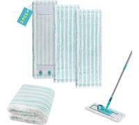 Teppe-3 Pièces Pour Leifheit Profi Xl Micro Duo Serpillière Rechange Kit, Microfibres Pour Leifheit Profi Xl Cotton Plus - Pour Tous Les Types De Sols, Housse Pour Balai Nettoyante Absorbante, Pour É