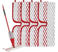 Teppe-4 Pièces Serpillere Microfibre Pour Balai, 154*392 Mm Serpillere Pour Vileda Remplacement, Recharge Pour Vileda Serpillere O-Cedar, Serpillere Pour Vileda Promist Max Spray Mop (1)