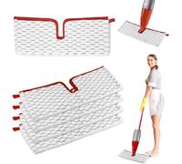Teppe-5 Pièces Pour Vileda Spray Balai Recharge Kit,2 En 1 Microfibres Réutilisable Pour Vileda 1-2 Spray Max Balai Recharge, Pour Convient À Tout Type De Sols