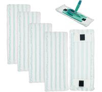 Teppe-5pièces Serpillères De Rechange Pour Leifheit Clean Twist M Ergo Micro Duo 38x16cm Housse De Rechange Compatibles Avec Leifheit Housse De Rechange En Microfibre Pour Tous Les Sols