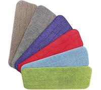 Teppe-6pcs Mop Remplacement,Housse De Nettoyage De Rechange Mop Remplacement Des Tampons,Microfibre De Pulvérisation De Balai Pour Les Serpillères Spray