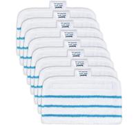 Teppe-8 Lingettes Microfibres Pour Black Et Decker Balais Vapeur Fsmp20 Steam Mop Fsm1630, Fsm1616, Fsmh13e5, Fsm1321, Fsm1605, Fsmh13151sm, Chiffon Microfibre Recharge