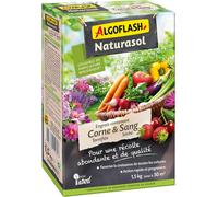 Teppe-Algoflash Naturasol Engrais Contenant De La Corne Torréfiée Et Sang Séché, Jusqu'à 50m² , 1.5 Kg, Acornbio15, Vert