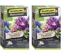 Teppe-Algoflash Naturasol Engrais Hortensias, Rhododendrons Et Azalées, Longue Durée 5 Mois, Jusqu'à 20 M², Uab, 800 G, Abiohor800 (Lot De 2)