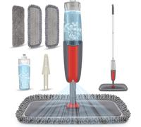 Teppe-Balais Serpillère Vaporisateur, Balai Lave Sol Avec Vaporise Spray Mop Microfibre Mop Pulvérisateur Pour Maison, Cuisine, Bois Dur, Stratifié, Bois, Céramique
