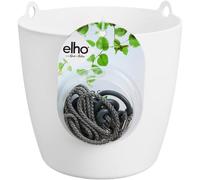 Teppe-Brussels Suspension 18 - Pot De Fleurs Pour Intérieur - Plastique 100% Recyclé - Ø 18.3 X H 18.0 Cm - Blanc/Blanc