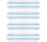 Teppe-Chiffons Pour Vileda H2pro Et O-Cedar H2pro Chiffons De Rechange, Rags De Remplacement Microfibre Réutilisable Convient Pour Une Variété De Types De Plancher (4 Chiffons)
