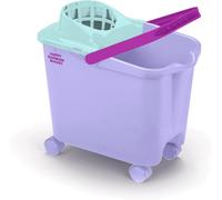 Teppe-Happy Rainbow Seau De Serpillère Avec Essoreur Et Roulettes Pivotantes Recyclées 14 L Durable Idéal Pour Le Nettoyage Des Sols Et La Maison