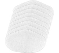 Teppe-Kit 8 Chiffons Lavables Pour Polti Vaporetto Paeu0332, Smart 120, Smart 35_Mop, Smart 40_Mop, Smart 100, Sv400_Hygiene, Sv420_Frescovapor, Sv440_Double, Blanc