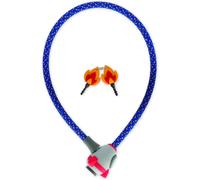 Teppe-Legami - Cadenas Pour Vélo, Cadenas Pour Vélo Avec Clé, Tiger Théme, Extérieur En Polyester, Intérieur En Métal, Longueur 75 Cm, Accessoires Pour Vélos D'enfants