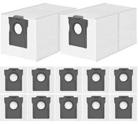 Teppe-Lot De 12 Sacs À Poussière Pour Dreame L20/X40/X50 Ultra Complete, L10s/L10/L40/L50/L40s/L10s Pro Ultra, Pour Mova E30 Ultra/P50 Pro Ultra Sapirateur, Sacs Jetables De Grande Capacité De 3,2l