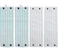 Teppe-Lot De 4 Serpillere Microfibre Pour Leifheit Combi/Clean Twist M Micro Duo, Adaptées À Tous Types De Sols, Housse De Rechange Pour Leifheit Serpillière À Haute Absorption Et Superbe Effet Détac