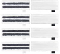Teppe-Lot De 8 Bonnette Nettoyeur Vapeur Pour Karcher Sc3, Sc4 Bonnettes Lingettes De Rechange Chiffons En Microfibre Lingettes Remplacement Pour Le Nettoyeur À Vapeur Serpillere Balai Vapeur
